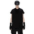 JULIUS 907CPM3-M Black / Europa Graphic Sleeveless T-Shirt